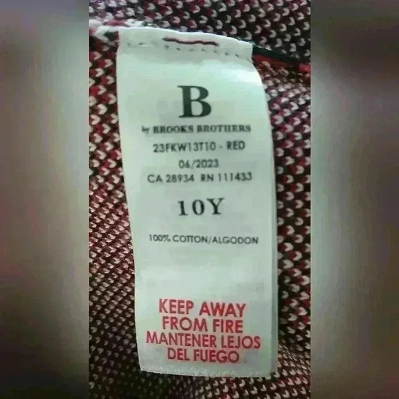 B BY BROOKS BROTHERS BIG BOYS COTTON FAIRISLE CREWNECK SWEATER. - Picture 7 of 7